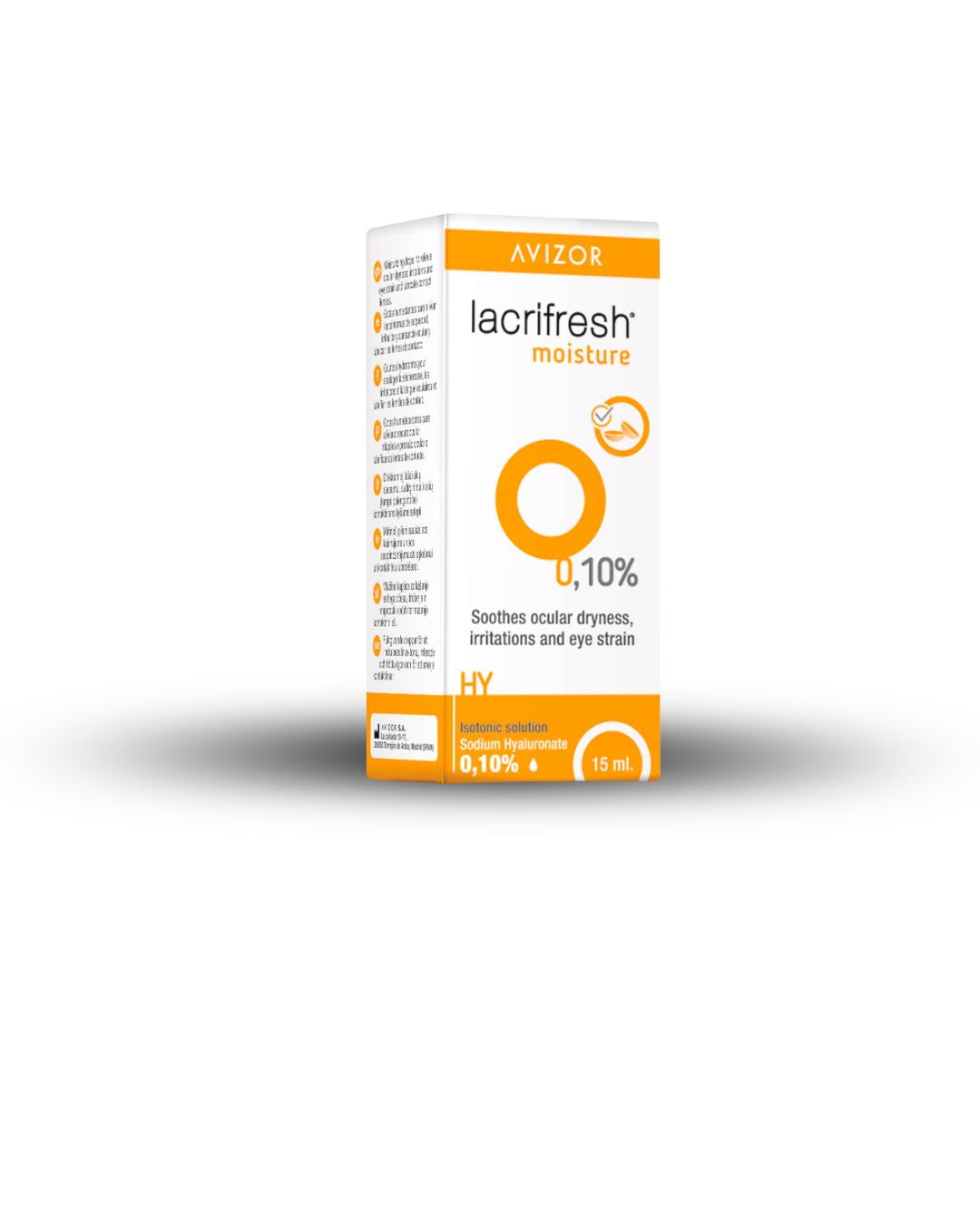 Lacrifresh Moisture 15 ml Avizor | Gotas Humectantes para Lentes de Contacto