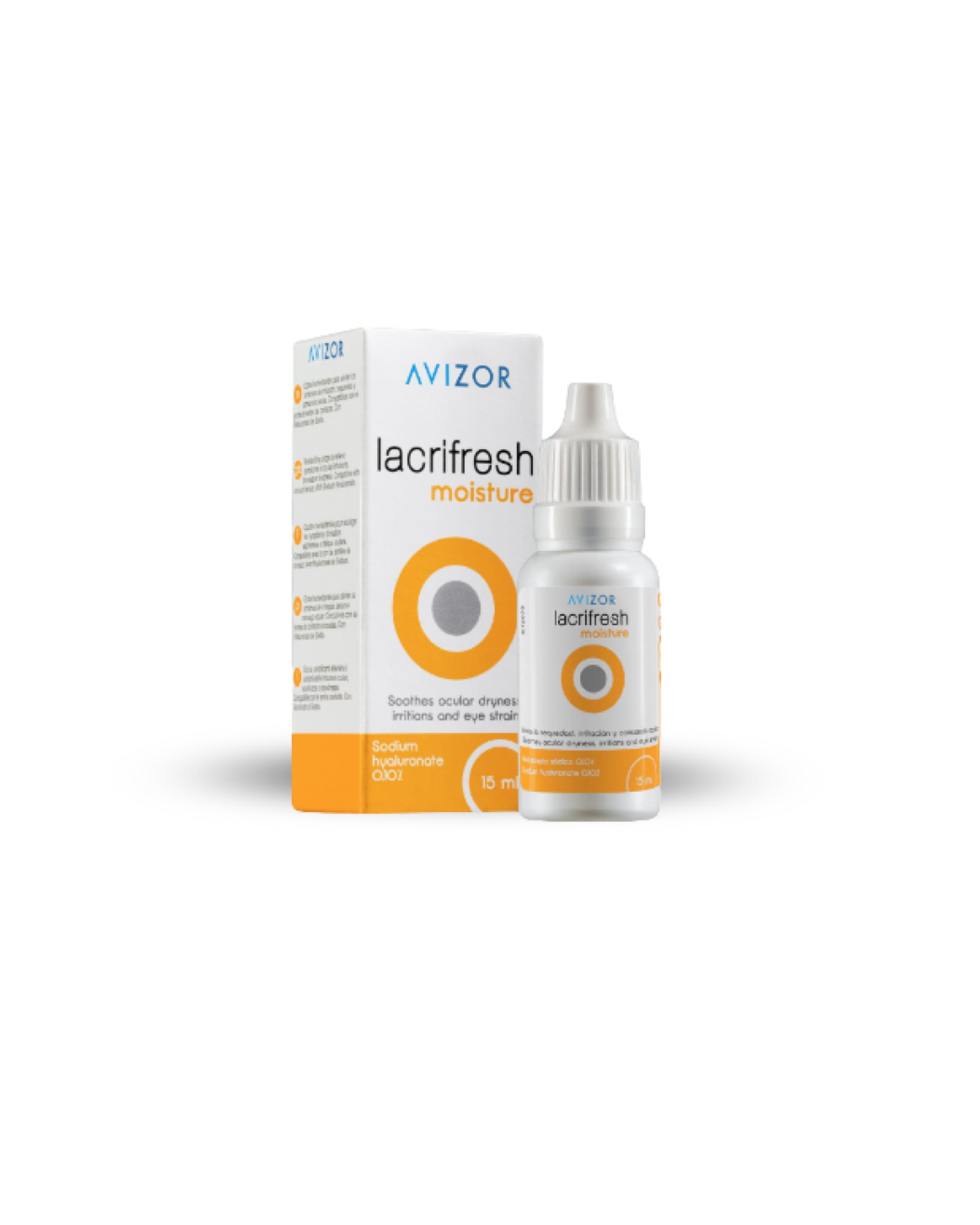 Lacrifresh Moisture 15 ml Avizor | Gotas Humectantes para Lentes de Contacto