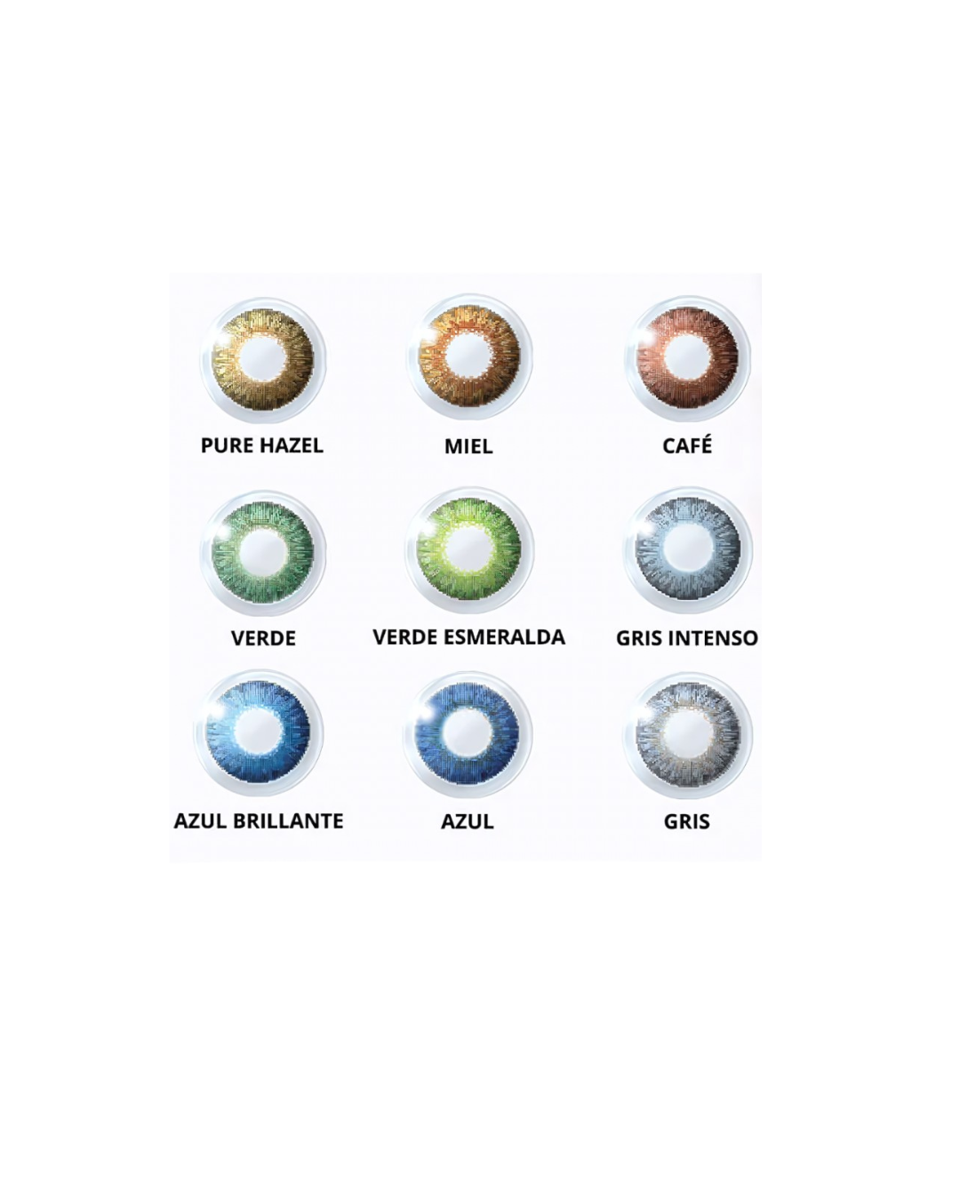 Lentes de Contacto Air Optix Colors Graduados - para Miopía e Hipermetropía